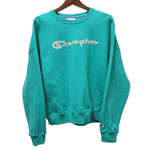 Authentic Champion Women's Long-Sleeves Loose Fitting Pullover Sweatshirt...